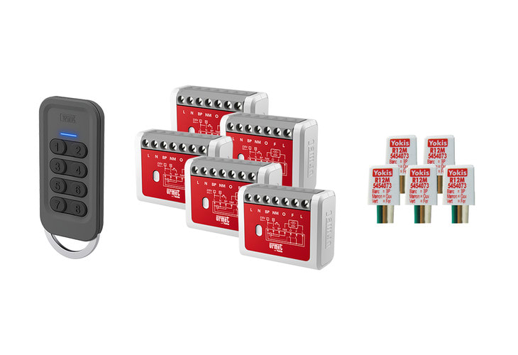 URMET - Kit 5 tapparelle radio Zigbee gamma UP