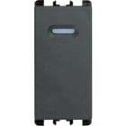 URMET - Dimmer a pulsante per carichi resistivi e induttivi, 1 modulo, 60-500VA, 230Vac, Nea, TRIAC, antracite DIMMER A PULSANTE ANTRACITE per carichi resistivi e induttivi, 1 modulo, 60-500VA, 230Vac, Nea, TRIAC.