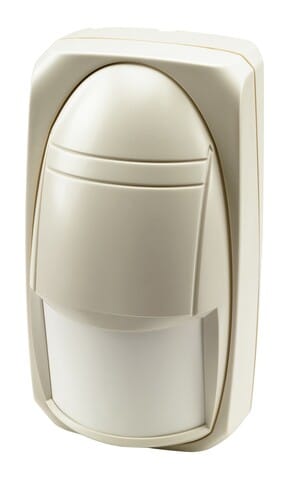 URMET - Rilevatore infrarosso passivo wireless interno con funzione Pet Immunity, 1057 I.R. Pet Immunity.