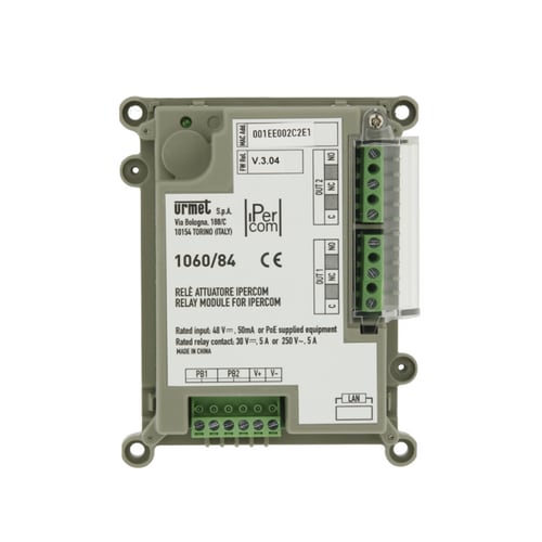 URMET - Relè attuatore IPerCom, sistema per il controllo e la gestione remota.