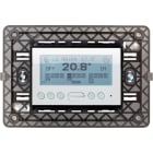 URMET - Cronotermostato elettronico settimanale con supporto 3 moduli per scatola 503 a batterie Nea bianco ghiaccio CRONOTERM EL SETT 3M BG. 10632BG