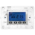 URMET - Cronotermostato elettronico digitale con supporto per scatola 503, a batterie, Nea, alluminio, display LCD 3M.