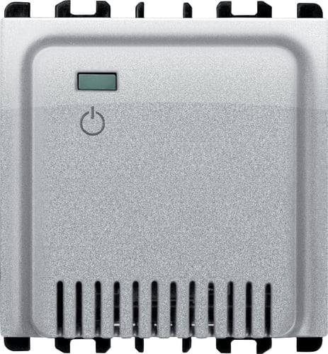 URMET - Alimentatore per articoli 10611 e 10671, 2 moduli, 230V 12Vac, Nea, alluminio ALIMENTATORE X 10661/10671 AL.