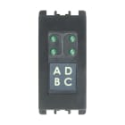 URMET - Lettore chiave di prossimità nero 1067 supplementare prox. 1067/435