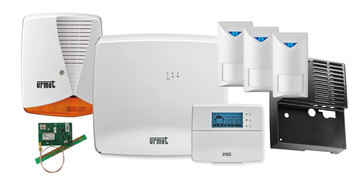 URMET - Kit antintrusione filare Home Premium 1068 impianto intermedio.