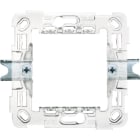 URMET - Supporto ribassato 2 moduli griffe per diametro 60mm Nea. 10702N.G