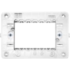 URMET - Supporto ribassato 3 moduli con viti, ribassato 3mod con viti.