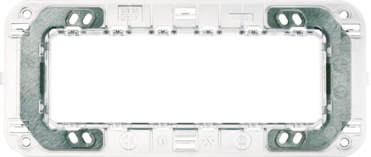 URMET - Supporto ribassato 6 moduli con viti Nea.