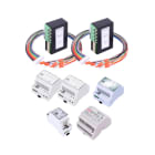 URMET - Kit luci per pilotare fino a 12 luci iPerHome, per accensioni singole, 11 scenari luminosi, controllo luci.