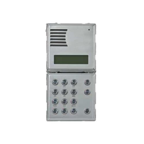 URMET - Modulo chiamata con display e tastiera numerica, Sinthesi S2, sistema Bibus VOP, di chiamata Bibus.