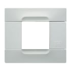 URMET - Placca tecnopolimero bianco helsinki 2 moduli Kàdra Monochrome.