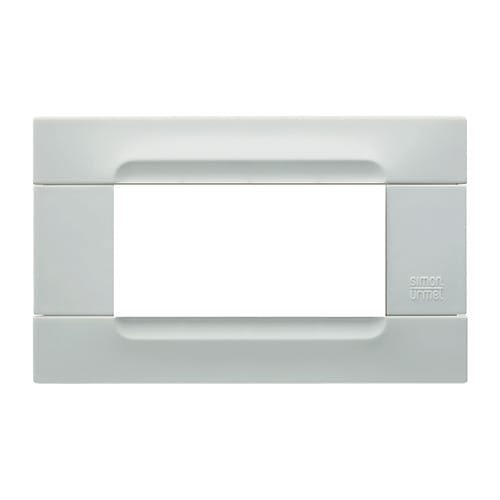 URMET - Placca tecnopolimero Kàdra Monochrome bianco helsinki 4 moduli.