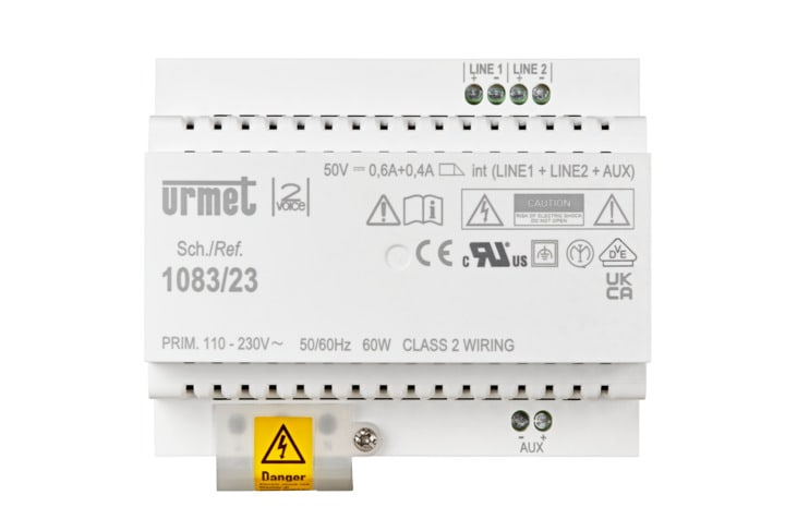 URMET - alimentatore di colonna 2voice alimentatore colonna 2voice 1083/23