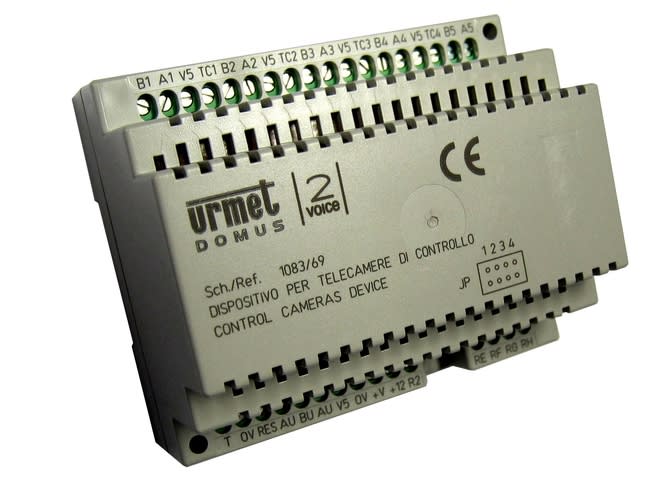 URMET - Dispositivo per controllo video fino a 4 telecamere, con 2Voice per TCM.