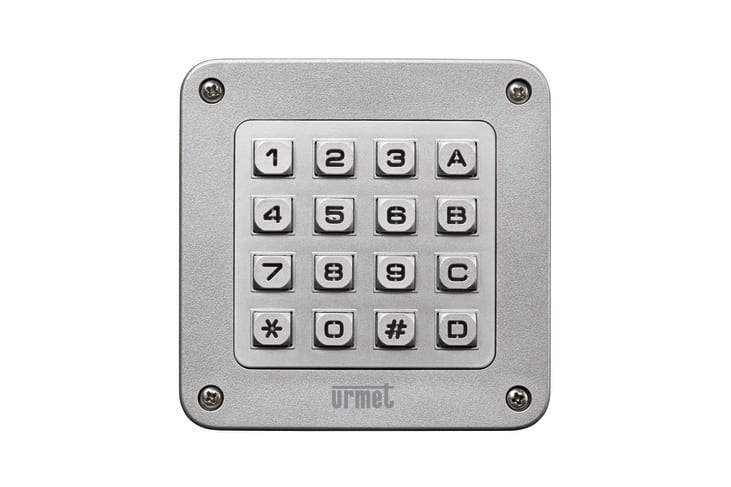 URMET - Tastiera numerica Bluetooth Sclak, grigio, Keypad.