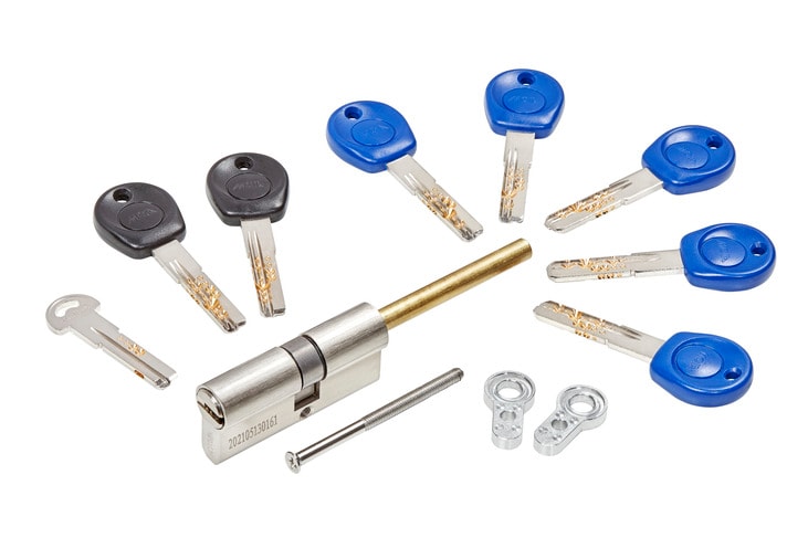 URMET - Cilindro europeo 46mm esterno con codolo Sclak modulare.