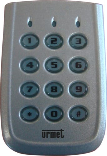 URMET - Modulo tastiera controllo accessi stand alone con cover in zama 1087.