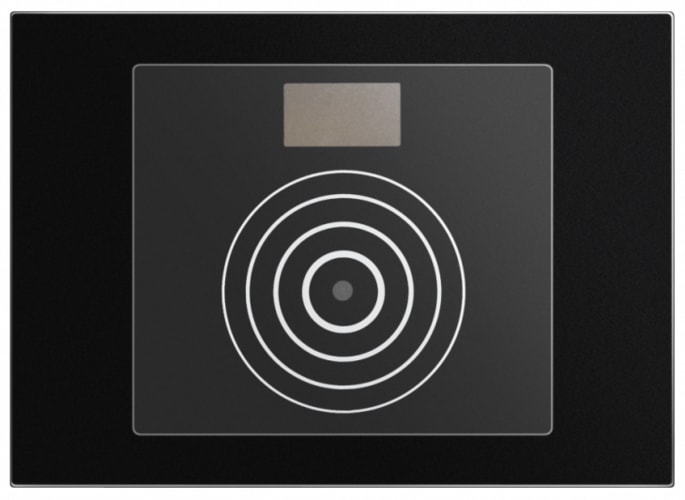 URMET - Lettore chiave prossimita Mifare Plus con interfaccia Bluetooth, Easy Door controller, Transit+, Ipassan, 2 Smart, estetica Alpha PERIFERICA ALPHA PROX MIFARE+