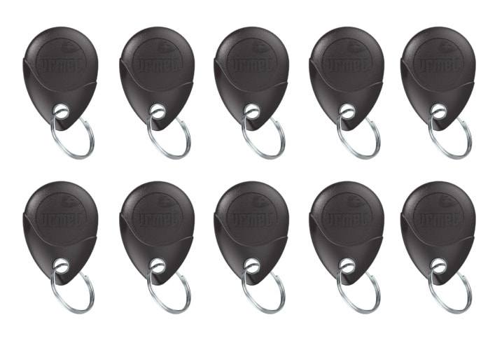 URMET - Set 10 chiavi di prossimita Mifare Plus, Easy Door Controller, Transit+ CONFEZIONE 10 TAG MIFARE PLUS. 1088/53