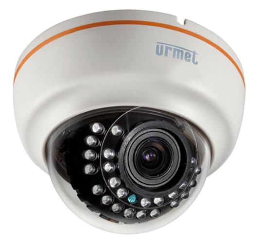 URMET - Telecamera dome Building&Retail MINIDOME D&N CVBS 700TVL ottica varifocal 4-9mm OSD.