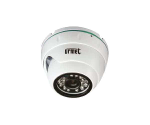 URMET - Telecamera dome AHD 720P, ottica fissa 3.6mm per Building&Retail MINIDOME.