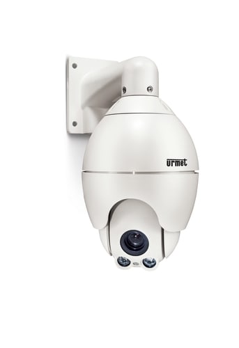 URMET - Speed dome AHD 1080P 10X zoom ottico LED per Building&Retail, facile da usare.
