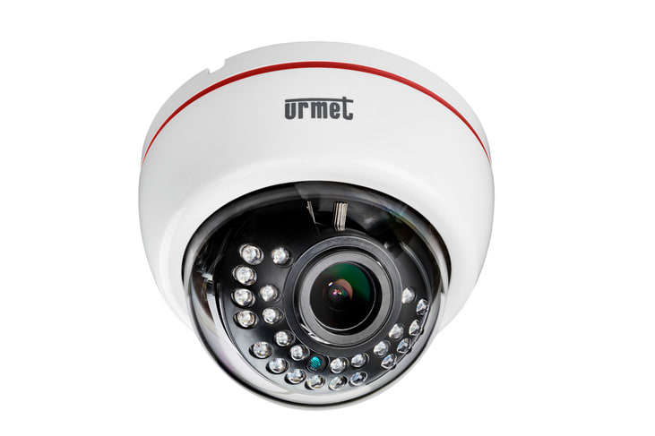 URMET - Telecamera dome WiFi 720P, Building&Retail, ottica fissa 3.6mm IP. 1093/181WM1A