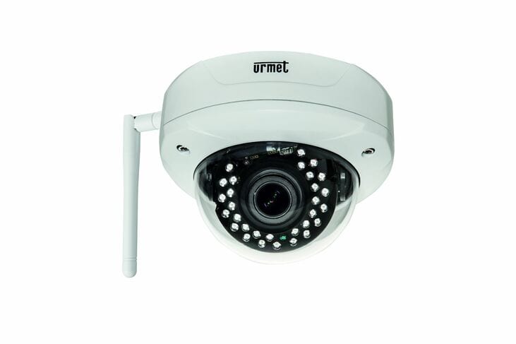 URMET - Telecamera dome WiFi IP 1M varifocal 2.8-12mm per Building&Retail.