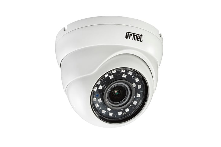 URMET - Telecamera dome AHD 2M ottica motorizzata 2.8-12mm AF per Building&Retail.
