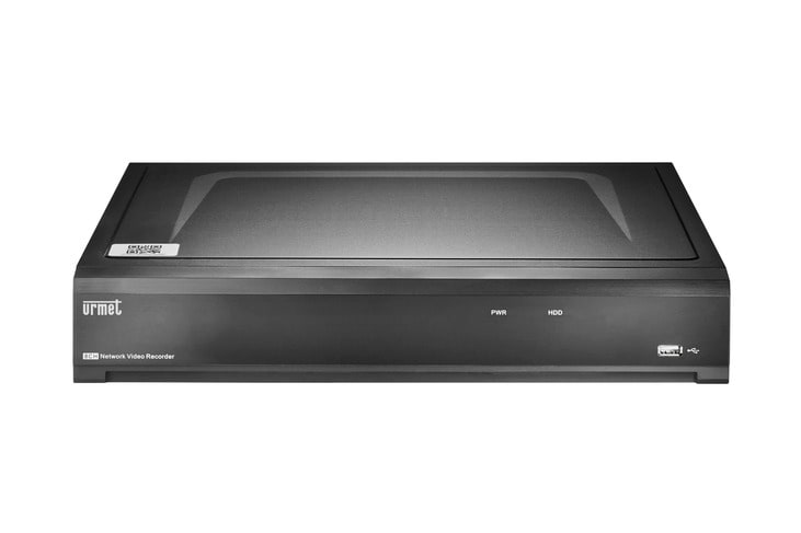 URMET - NVR 32CH 8M 4 SLOT HDD 4K H.265 PRO Building&Retail