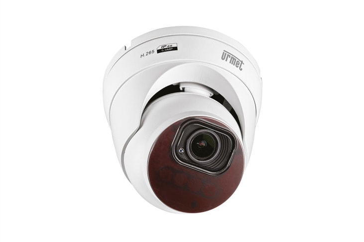 URMET - Telecamera dome 5M IP, Building&Retail AI PLUS, ottica motorizzata 2.8-12mm, TURRET CAMERA ECO AI. 1099/551B