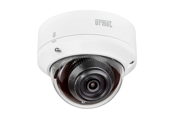 URMET - Telecamera mini Vandal Dome IP 5M ottica fissa 2.8mm Building&Retail AI PLUS.