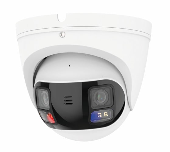 URMET - Telecamera dome 8M Panorama Dual Sensor IP 2.8mm ottiche Building&Retail.