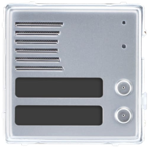 URMET - Frontale per posto esterno audio, 2 pulsanti, MOD. SINTHESI P/P.E.2 PULS. Sinthesi S2.