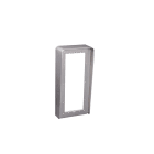 URMET - Custodia con telaio, visiera antipioggia, 3 moduli, Sinthesi S2, appoggio muro, cornice inclusa.