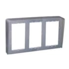 URMET - Custodia con telaio, visiera antipioggia, 3 file 9 moduli, Sinthesi S2, appoggio muro, cornice integrata. 1148/339