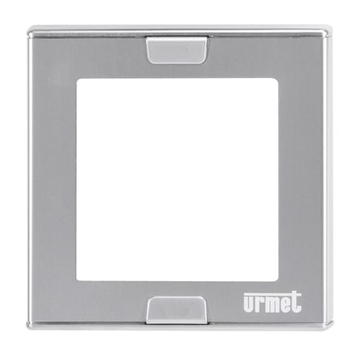 URMET - Cornice coprifilomuro con telaio squadrato, 1 modulo, Sinthesi S2. 1148/61