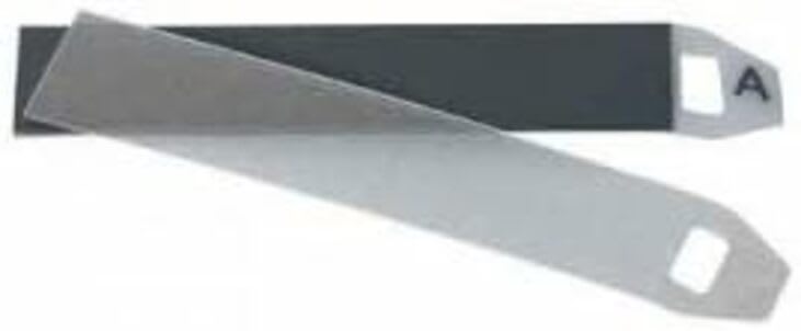 URMET - Set 10 cartellini portanome e 2 cartellini civici in acciaio Sinthesi. 1158/101