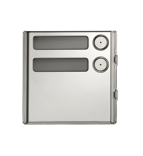 URMET - Modulo 2 pulsanti Sinthesi Steel S/PE 2PULS.