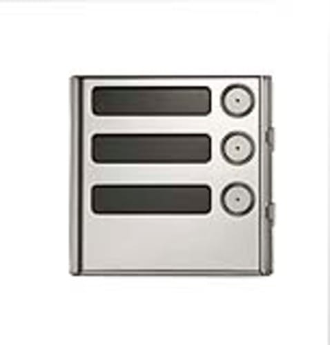 URMET - Modulo 3 pulsanti, Sinthesi Steel, MODULO S/PE 3PULS. 1158/13