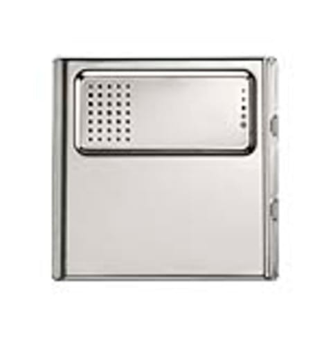 URMET - Frontale per posto esterno Sinthesi Steel senza pulsanti MODULO P/PE 0 PULS. 1158/20