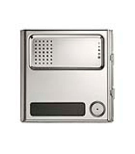 URMET - Frontale per esterno, 1 pulsante, Sinthesi Steel MODULO P/PE 1PULS. 1158/21