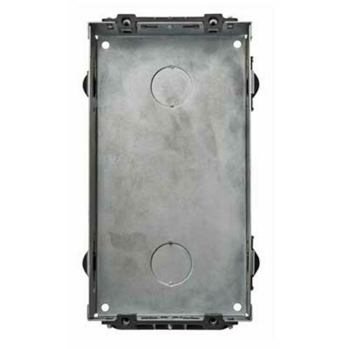 URMET - Scatola incasso metal 2 moduli Sinthesi Steel. 1158/42