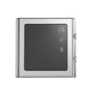 URMET - Modulo DDA per audiolesi con sintesi vocale e LED integrati, Sinthesi Steel.