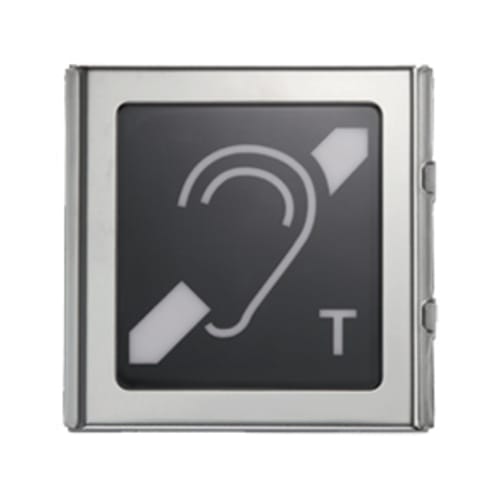 URMET - Modulo ILA e C/Bobina per audiolesi, Sinthesi Steel.