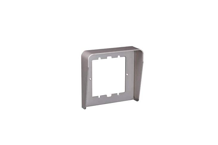 URMET - Visiera antipioggia, Sinthesi Steel, 1 fila 1 modulo, ANTIP. 1 FILA 1 MODULO.