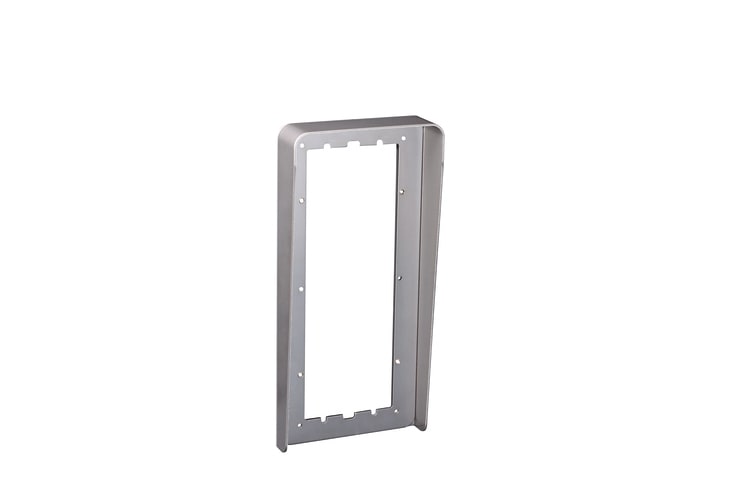 URMET - Visiera antipioggia 1 fila 3 moduli Sinthesi Steel Vert. 1158/613