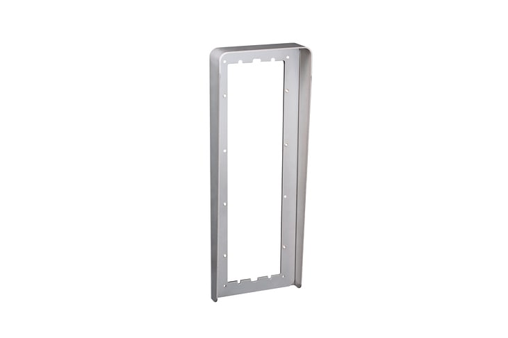 URMET - Visiera antipioggia, Sinthesi Steel, 1 fila 4 moduli, Vert.
