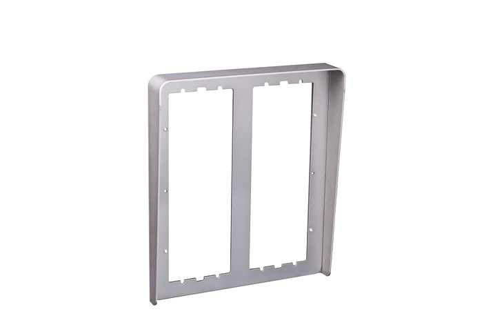 URMET - Visiera antipioggia 2 file 6 moduli Sinthesi Steel Vert. 1158/626