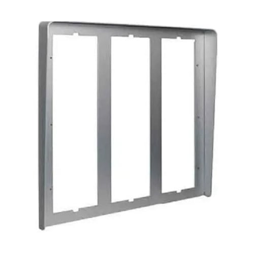 URMET - Visiera antipioggia, Sinthesi Steel, 3 fila 9 moduli.